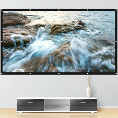 Portable Folding Metal HD Projection Screen with Anti-Light Design