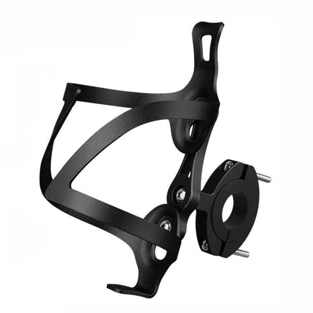 Blue Bicycle Aluminum Alloy Kettle Frame With Base lightweight black aluminum bottle mount for round tubes 18-35mm with rotating base and bayonet design