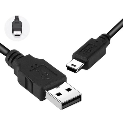 Car USB Charger for Driving Recorders and Road Trips - black USB to micro USB cable showing reinforced jacket and stable connection for dashcams