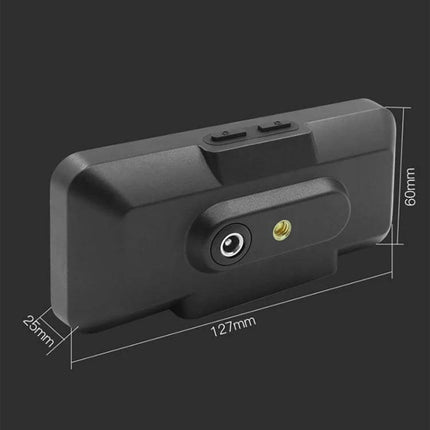 Car HUD Display for GPS Navigation and Vehicle Altitude Monitoring - compact black unit with 127mm x 60mm x 25mm dimensions and GPS/Beidou ports