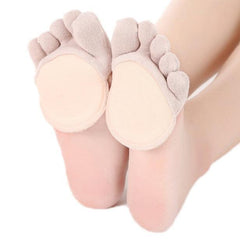 Invisible Comfort Half-Palm Five-Finger Socks with Cushioning Support