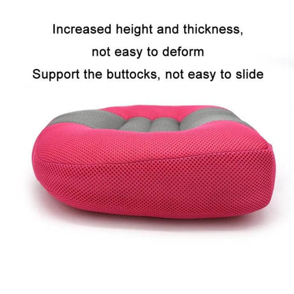 Driving Test Thickening and Heightening Pad 38x38x10 cm pink breathable mesh cushion for car seats office chairs and home use