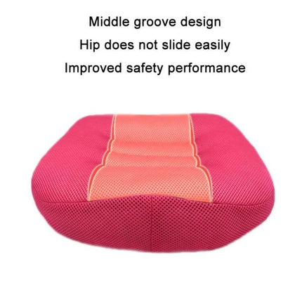 Driving Test Thickening and Heightening Pad 38x38x10 cm pink breathable mesh cushion with middle groove to prevent sliding and improve comfort