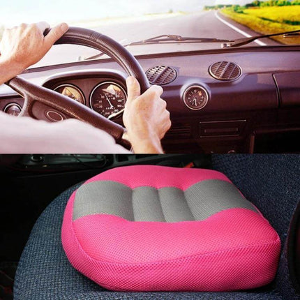 Driving Test Thickening and Heightening Pad 38x38x10 cm on car seat for driving tests, breathable mesh PP cotton cushion for comfort