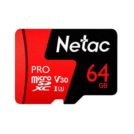 Netac Memory Card for Dash Cameras and Smartphones 64GB microSDXC Pro V30 for dash cams and smartphones