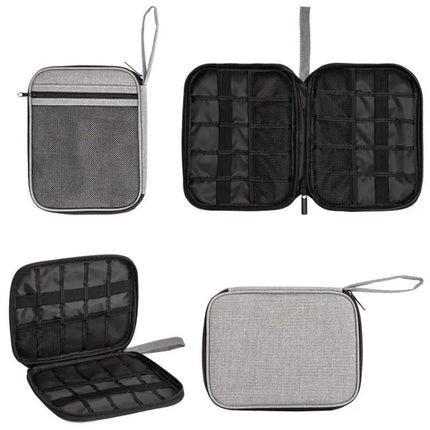 Mesh Zipper Travel Storage Bag For Watch Straps And Cables