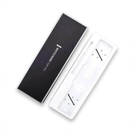Watch Strap Packaging Box With Insert Card Blister 10 Pack - white card with clear blister insert and elastic inner support for 18–42mm straps