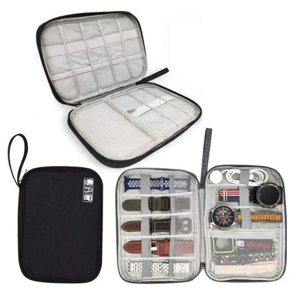 Travel Cable And Watch Strap Storage Bag Polyester Multi