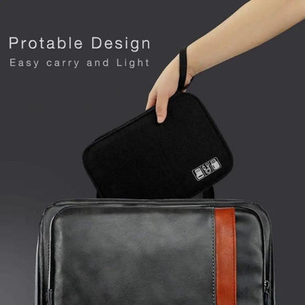 Travel Cable And Watch Strap Storage Bag Polyester Multi