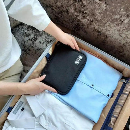 Travel Cable And Watch Strap Storage Bag Polyester Multi