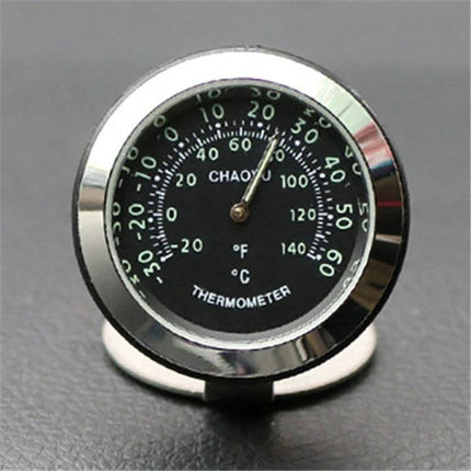 Thermometer for Monitoring Car Temperature on Night Drives - luminous dial temperature gauge for easy night-time cabin monitoring