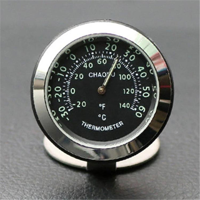 Thermometer for Monitoring Car Temperature on Night Drives - luminous dial temperature gauge for easy night-time cabin monitoring
