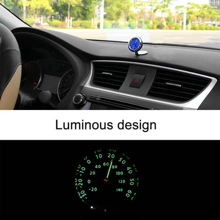 Thermometer for Monitoring Car Temperature on Night Drives — luminous dashboard thermometer for comfortable night driving