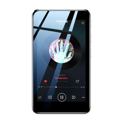 Portable Mini Tablet with Touch Screen for E-Books and Games showing music player interface and album art on compact black device