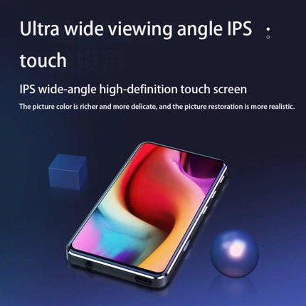 Portable Mini Tablet with Touch Screen for E-Books and Games showing colorful IPS display and compact design for reading and gaming