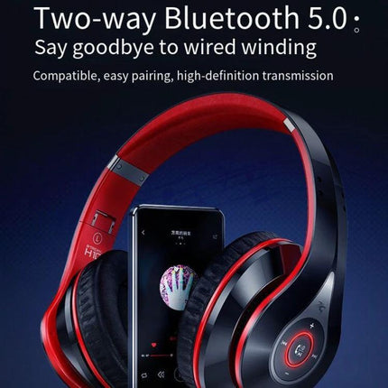 Portable Mini Tablet with Touch Screen for E-Books and Games shown with Bluetooth headphones for on-the-go reading and gaming