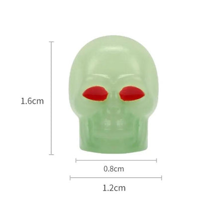 Skull Luminous Valve Cap Set for Cars and Motorcycles | Syndmart