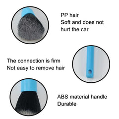 Soft Bristle Car Interior Cleaning Brush for Hard-to-Reach Areas