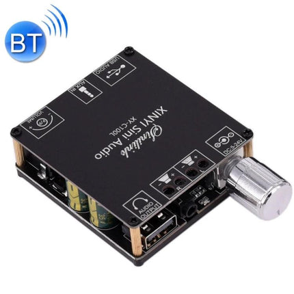 Bluetooth Stereo Amplifier for Wireless Home Audio Systems compact board with rotary knob and USB port for streaming