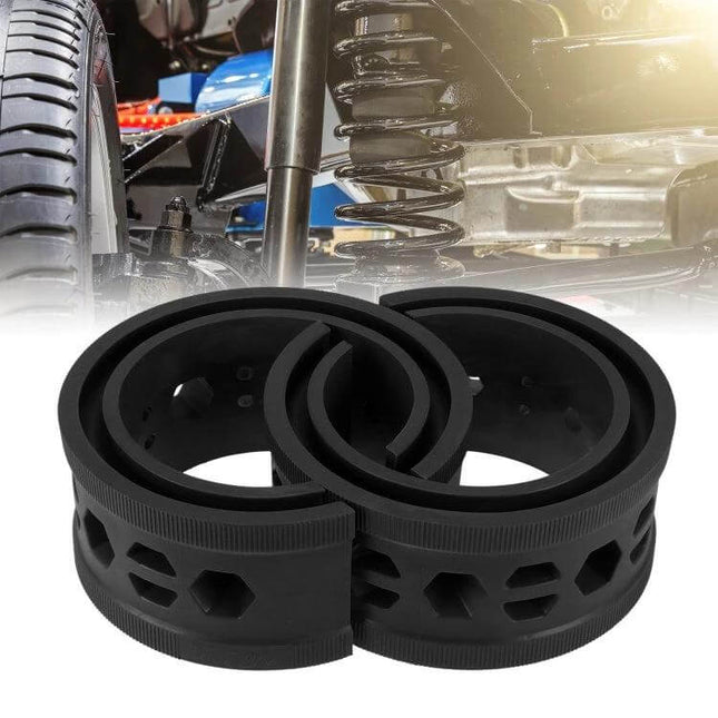 Universal Car Shock Absorber Rubber Spring For Smoother Ride - black rubber coil spring buffer for smoother city and light off-road driving