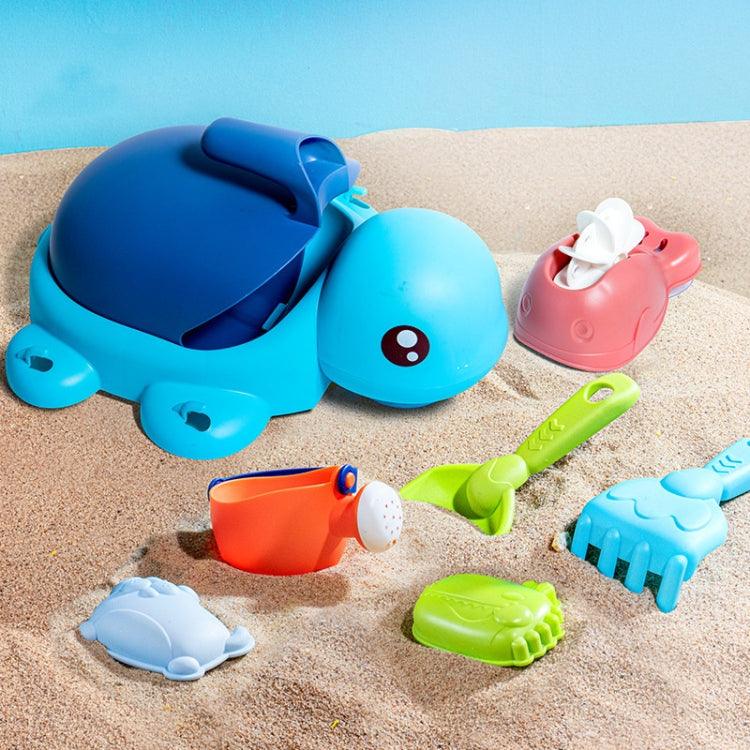 Children's Colorful Beach Play Set with Sand Shovel and Water Tools