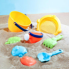 Children's Colorful Beach Play Set with Sand Shovel and Water Tools