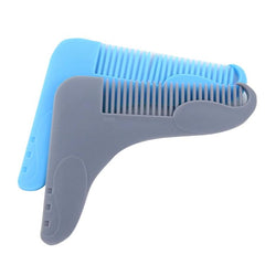 Beard Styling Comb Set - 5 Randomly Colored Templates for Perfect Grooming