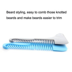 Beard Styling Comb Set - 5 Randomly Colored Templates for Perfect Grooming