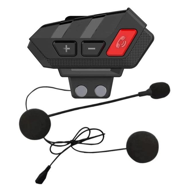 Bluetooth Headset for Riding Helmet Communication Wireless - waterproof helmet intercom with mic and speakers for calls music FM radio