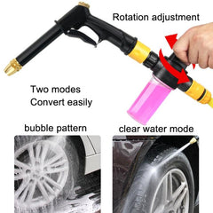 Telescopic High Pressure Car Wash Hose with Adjustable Sprinkler