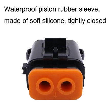 MAXI2 Car Audio Fuse Seat Waterproof Power Cord For Cars compact brass waterproof piston rubber sleeve connector with two 30A fuses