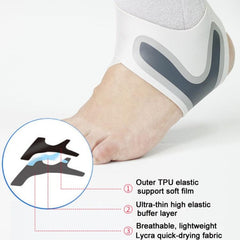 Lightweight Ankle Compression Support Strap for Sports and Recovery