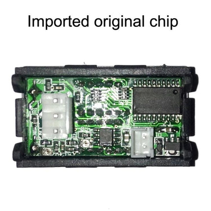 Dual-Display Digital Meter for Voltage and Current Monitoring internal circuit board close-up showing imported original chip and connectors