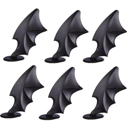 Motorcycle Helmet Horn Decorations, Wing Style Red - compact red wing horn helmet decal for rallies cosplay everyday rides