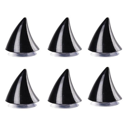 Motorcycle Helmet Horn Decorations, Wing Style Red - compact red wing horn helmet decals for rallies cosplay removable without residue