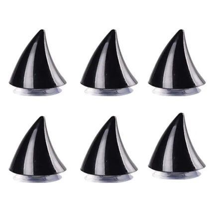 Motorcycle Helmet Horn Decorations, Wing Style Red