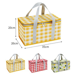 Portable Waterproof Picnic Basket Set with Dual Use for Campers