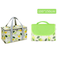 Portable Waterproof Picnic Basket Set with Dual Use for Campers