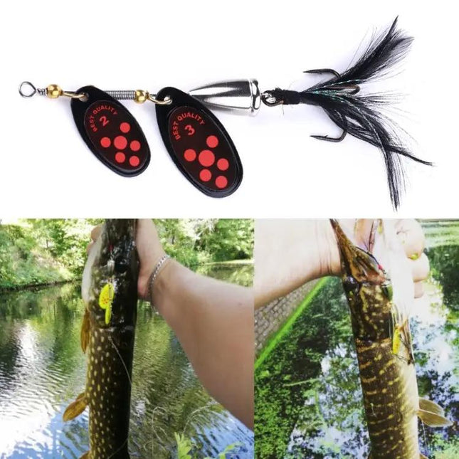 HENGJIA 6.5cm Feather Hook Lure For Freshwater Fishing | Syndmart