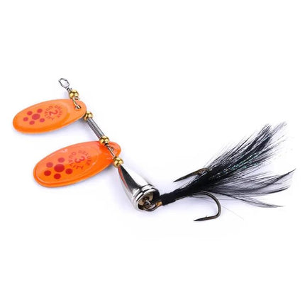 HENGJIA 6.5cm Feather Hook Lure For Freshwater Fishing