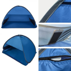 Versatile Automatic Sunshade Tent with Headrest for Indoor and Outdoor Use