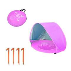 Portable Foldable Baby Sunshade Tent with Integrated Pool for Beach and Camping