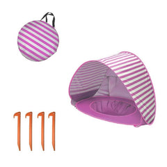 Portable Foldable Baby Sunshade Tent with Integrated Pool for Beach and Camping