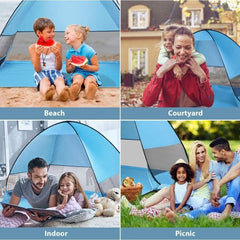 Instant Popup Beach Tent - Portable & Durable Sun Shelter