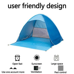 Instant Popup Beach Tent - Portable & Durable Sun Shelter