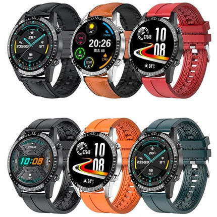 A Versatile Watch for Daily Health Awareness and Activity Tracking - colorful smartwatches showing heart rate, steps, notifications, and activity screens