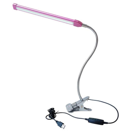 Clip-On Lamp for Daily Study and Desk Sessions at Home with flexible gooseneck, clamp base and USB power for targeted desk lighting