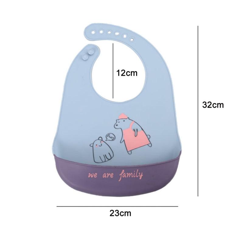 Silicone Baby Bib with Waterproof Design - Ultra-Thin and Adjustable Saliva Towel