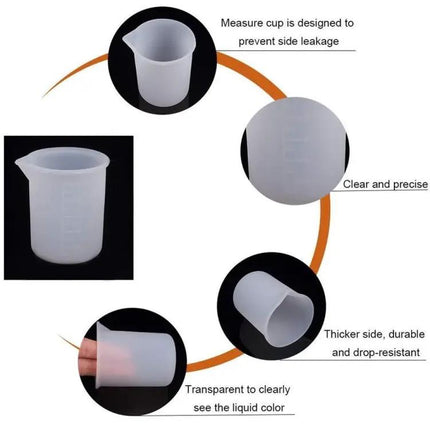Silicone Measuring Cup 100ml for Kitchen Use, Handy Everyday