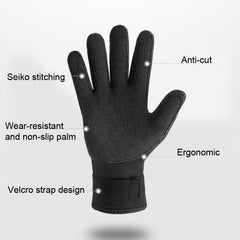 Guantes de buceo para deportes con resistencia a cortes y punciones